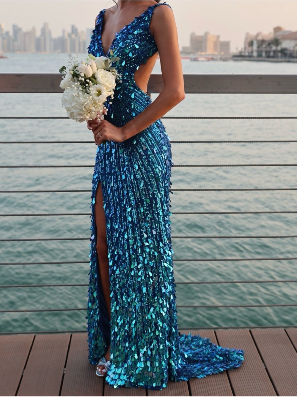 Sherri Hill 54912 Peacock